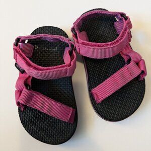 Pink Teva Sandals - Toddler Little Kid Size 7